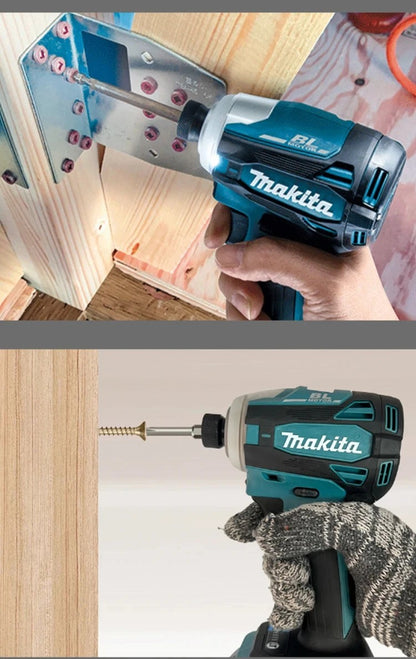 Parafusadeira de Impacto Makita DTD171 Brushless: Ferramentas Elétricas Sem Fio, Motor BL 18V, Furadeiras de Parafusadeira Recarregáveis, Unidade sem Bateria e Carregador