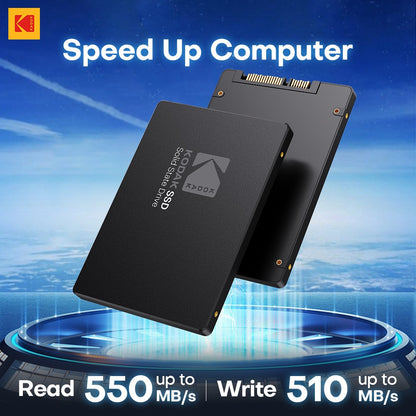 SSD interno original Kodak 1TB 2.5'' SATAIII X120 Pro 550Mb/s para Notebook Desktop 128GB 256GB 512GB