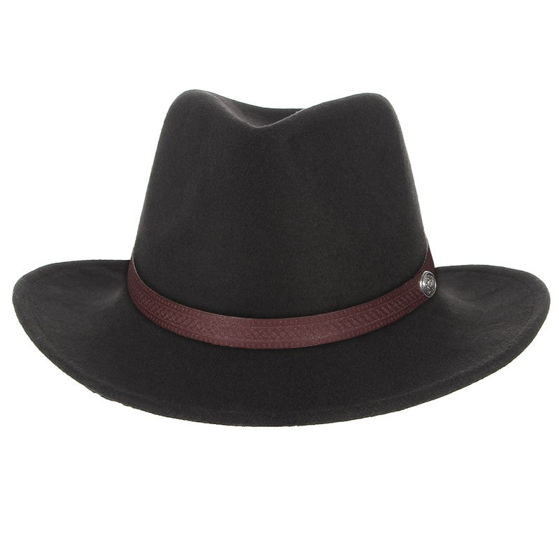 Autumn Winter Western Cowboy Hat for Men Women Wide Brim Fedora Jazz Hats Cowgirl Hat with Belt