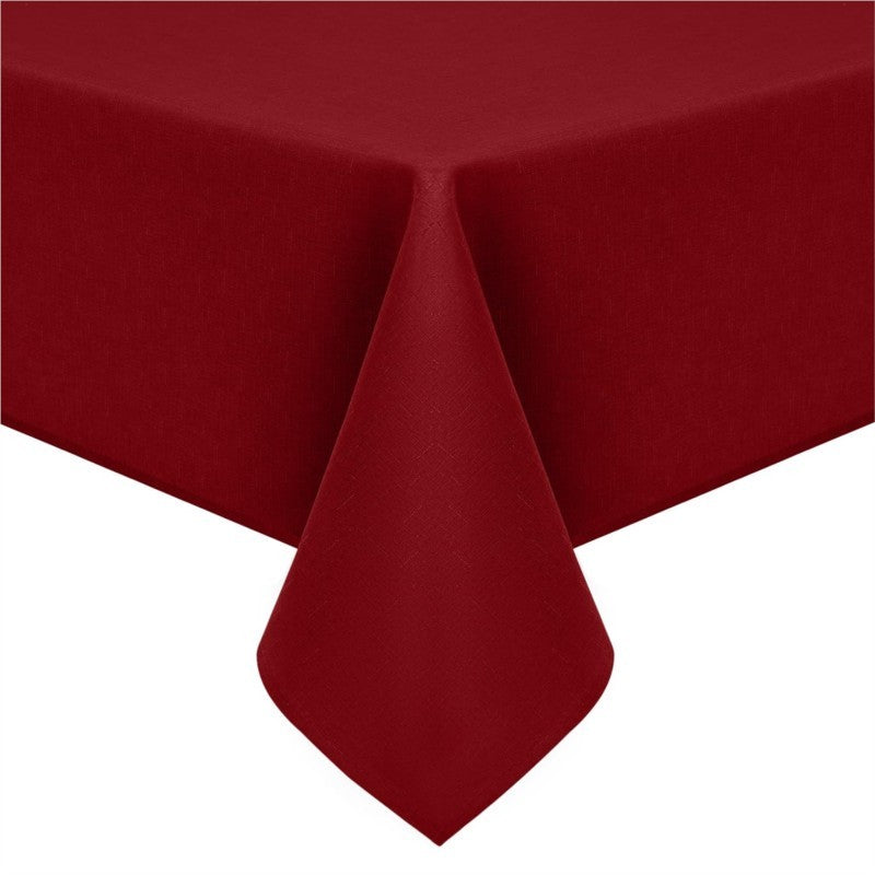 Homaxy Restuarant Rectangle Linen Tablecloths Waterproof Wipeable Fabric Table cloths Kitchen Dining Dirt-Repellent Table Covers