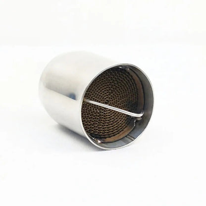 Alconstar- 51mm/60mm Inlet Motorcycle Exhaust Muffler Steel DB Killer Moveable DB Killer Noise Sound Eliminator Race