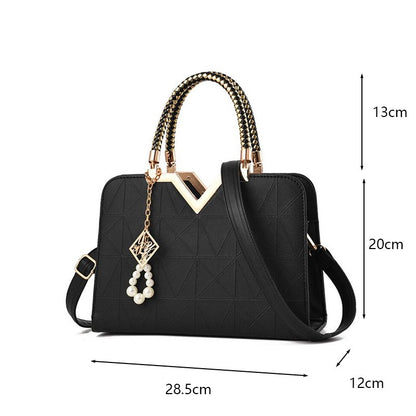 Luxury Design Handbag Women PU Leather Fashion Brand Crossbody Bags Large Capacity Shoulder Messenger Bag Travel Shopping Totes