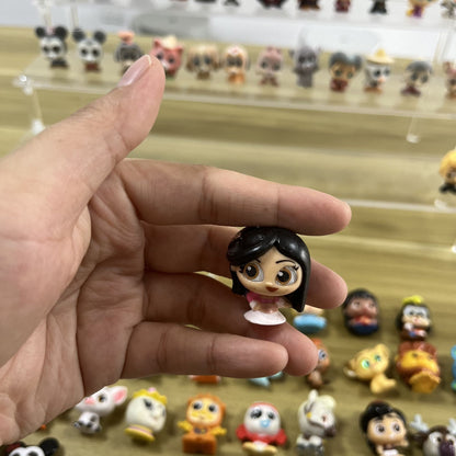 Anime Disney Doorables Kawaii Boneca Olhos Grandes Mickey Buzz Lightyear Bonecos de Ação Modelo Brinquedo Colecionável Desenho Animado Presentes Infantis