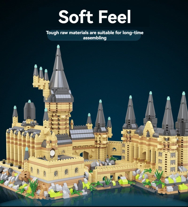 Magic Castle Arquitetura Medieval Conjunto de Construção Criativo Blocos de Montar Técnicos Kit MOC Presente Adultos Crianças Feriado