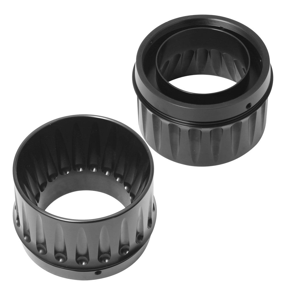 Motorcycle 4.4" Slip On Exhaust Mufflers Tips End Caps For Harley Touring CVO Street Road Electra Glide Road King FLHR 1995-2023