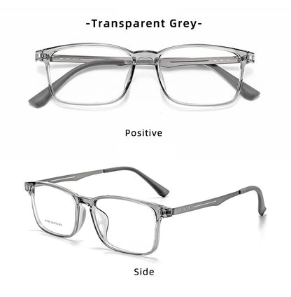 CLLOIO High Quality UltraLight Flexible Titanium Reading Glasses Anti Blue Light Myopia Glasses Prescription Progressive Eyewear