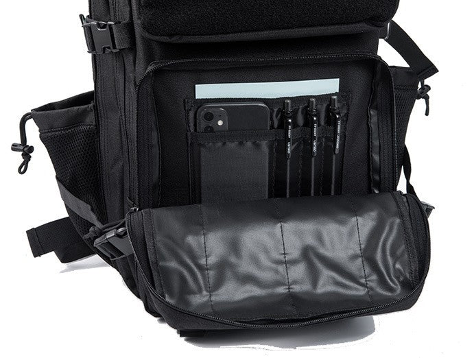 Mochila Tática 45L survival Bag Hunting MOLLE Backpack GYM Para Homens EDC Outdoor Hiking Rucksack com Suporte para Garrafa