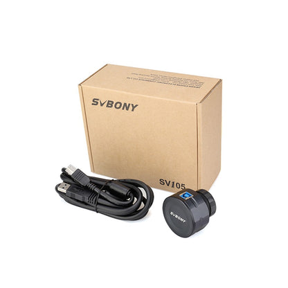 Câmera Planetária SVBONY Astronomy 1.25'' CMOS Câmera de Telescópio Ocular Digital USB 2.0 para Fotografia Planetária SV105