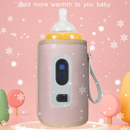 USB Milk Water Warmer Baby Nursing Bottle Heater Newborn Infant Portable Bottle Feeding Warmers Travel Stroller Insulated Bag
