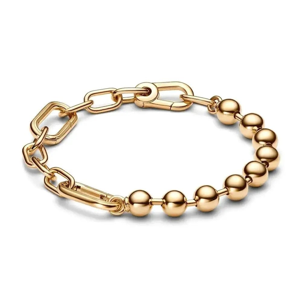 2025 Novo 925 Prata Esterlina Clássica Moda Pérola Pulseira Elo Corrente Joia de Alta Qualidade Acessório para o Dia das Mães