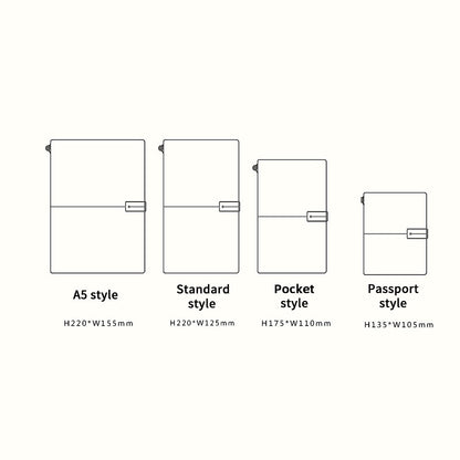 100% Genuine Leather Journal Refillable Travel Notebook Retro DIY Handmade Diary Sketchbook School Office Gift Customized