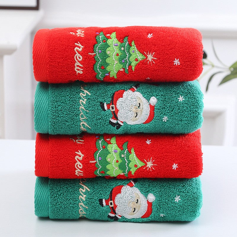 Christmas Towels and Bath Towels, Christmas Red Towel and Bath Towel Set, Merry Christmas Bathroom Supplies, Christmas Gifts