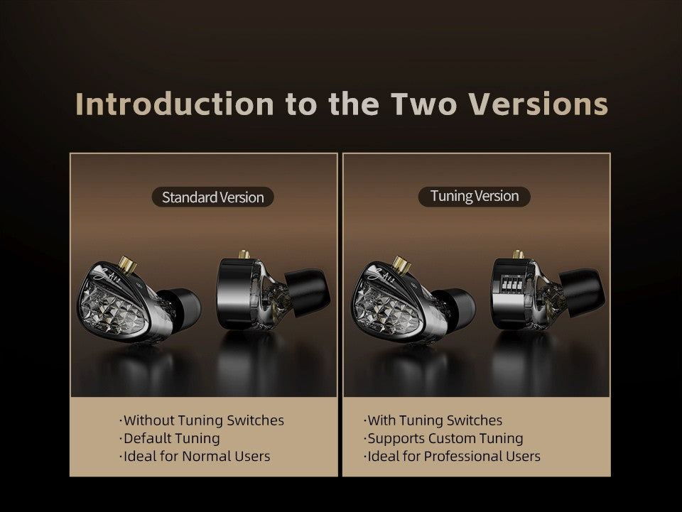 KZ ZA12 Hybrid dynamic balanced armature IEM earphones HiFi Bass wired headphone Noise Cancelling Earbuds in ear Monitor Headset