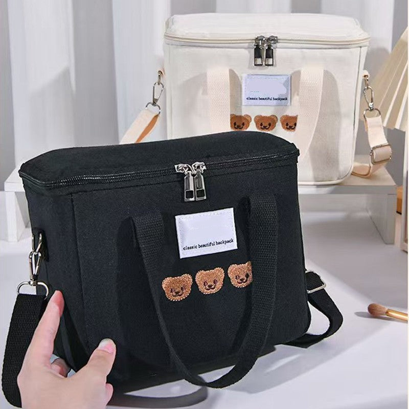 Baby Insulation Breast Milk Bottle Thermal Bag Portable Dot Mummy Travel Infant Feeding Milk Keep Warm Stroller Hang Tote