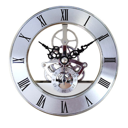 DIY Creative Mechanical Clock Ornament Frameless Metal Skeleton Clock Movement Home Silent Clock Living Room Office Decoration