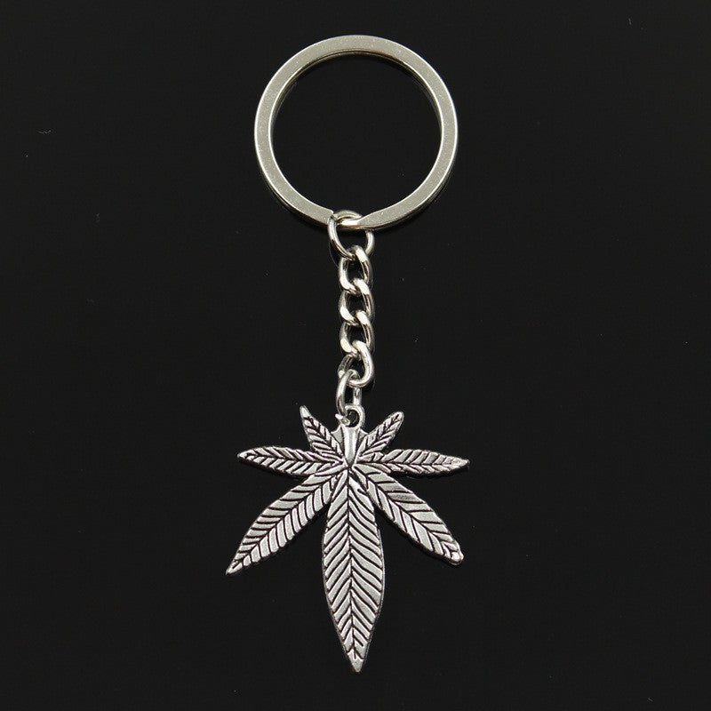 Colar Amuleto Erva Daninha da Moda para Mulheres Homens Colar Folha de Bordo Hip Hop Correntes Pingente Joias Presente Atacado Collares