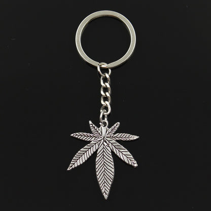 Colar Amuleto Erva Daninha da Moda para Mulheres Homens Colar Folha de Bordo Hip Hop Correntes Pingente Joias Presente Atacado Collares