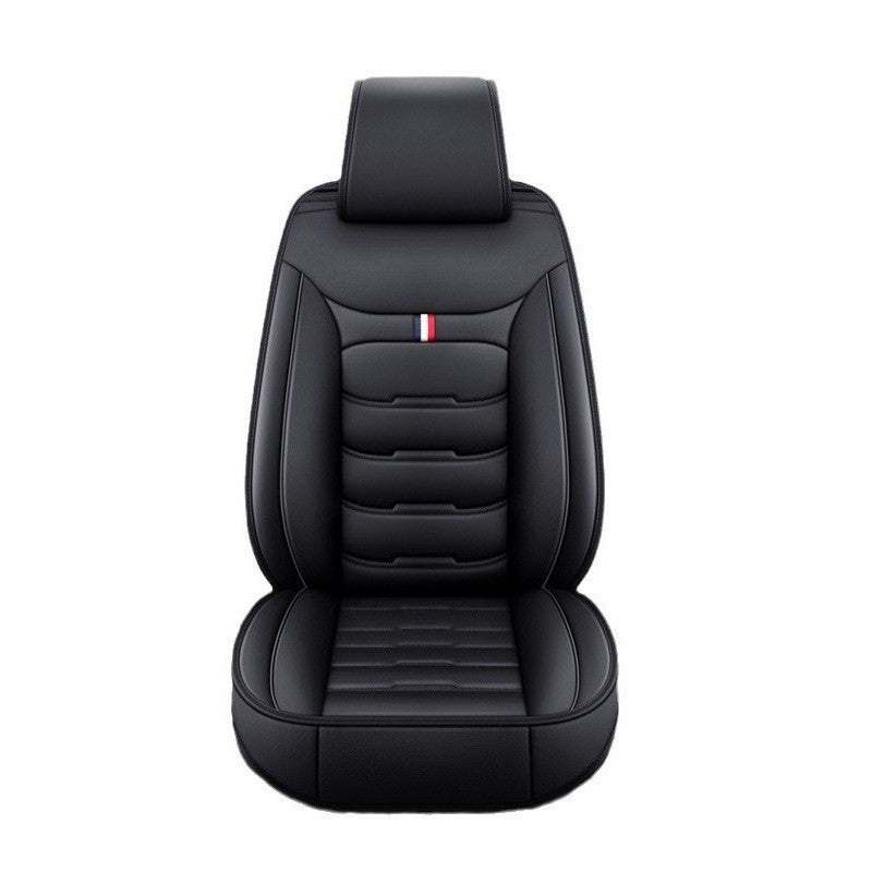 Auto Set Car Seat Covers PU Leather Single Front Split Bench Protector Four Season Universal Fit Most Car SUV Car Accessories