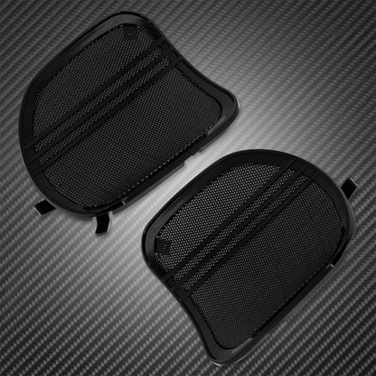 Grades do Alto-falante de Motocicleta Tri-Line Preto Tampas da Buzina da Grade Para Harley Touring CVO Road Glide FLTRX Special FLTRXS 2015-2023