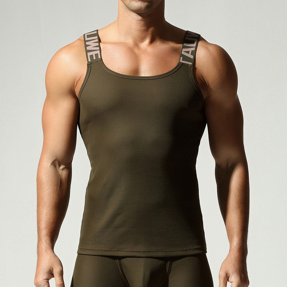 TAUWELL Fashion Men Tank Tops Sleeveless Tops Summer Undershirt for Gym Casual Wear Skinny Streetwear O-neck Male Vests 2025