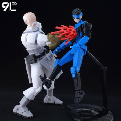 9L3D Impresso Invencível Menino Lucky13 Dummy13 Conquistar LEX Allen Super-heróis Anime Brinquedos Bonecos de Ação Modelo de Manequim Enfeites
