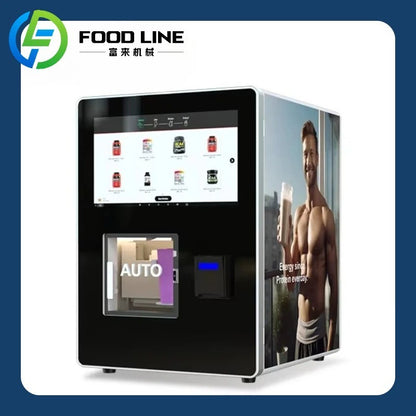 Self-Service Protein Shake Coffee Vending Machine for Gym & Fitness Mobile Payment Dual Temperature Options