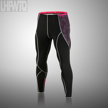 Men's Sports Suit MMA rashgard male Quick drying Sportswear Compression Clothing