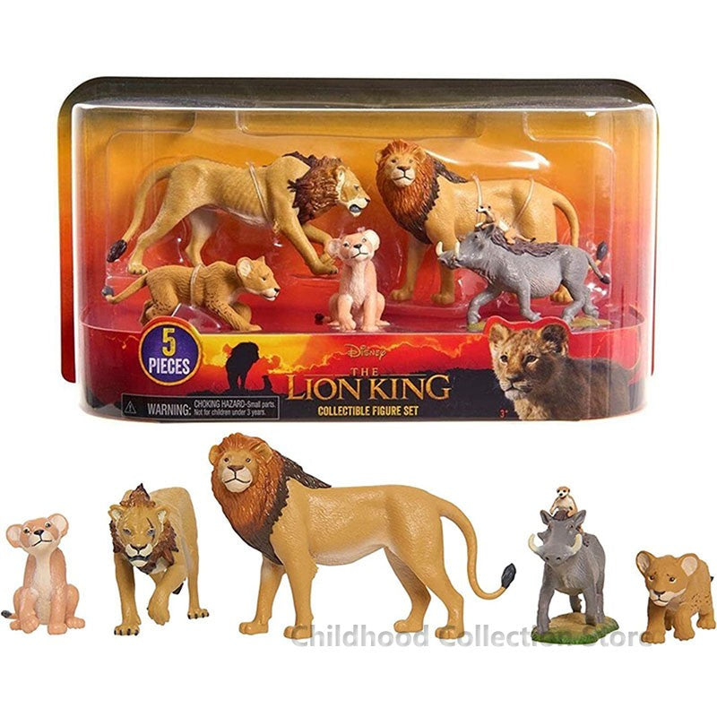 Disney O Rei Leão Action Figure Brinquedos Jovem Simba Nala Scar Pumbaa Timon Anime Figuras Brinquedos Bonecos Colecionáveis Presentes para Crianças