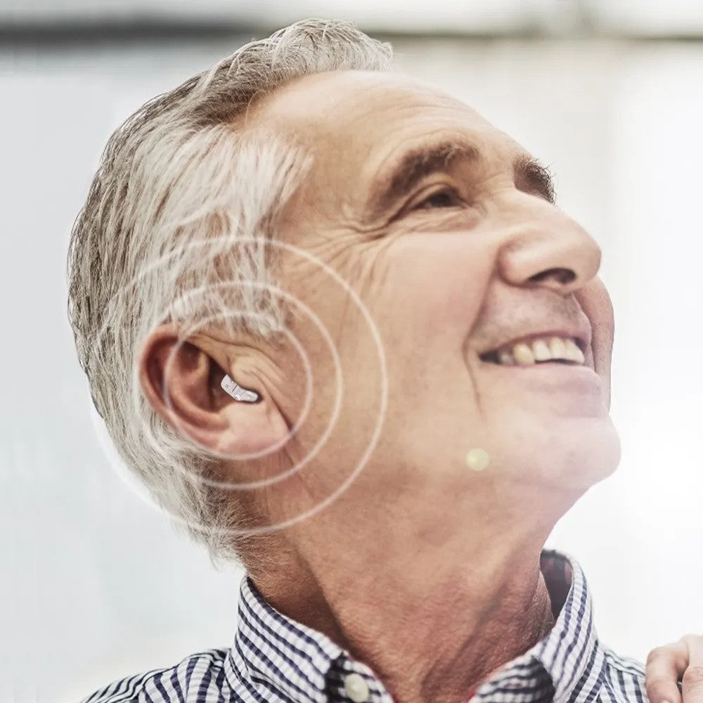 4 channel Mini Digit Hearing Aid Ear Deafness Invisible Medical Grade Hearing Aids for Elderly Moderate to Severe Hearing Loss