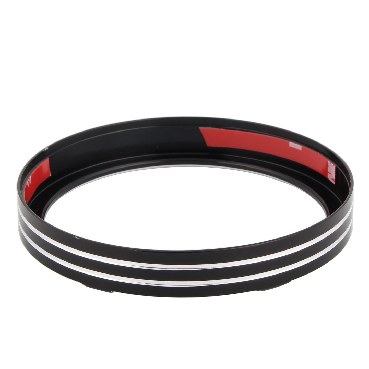 Motorcycle Speedometer Trim Bezel Trim Ring Aluminum For Harley Sportster 883 1200 Dyna Street Bob Low Rider Black/Chrome