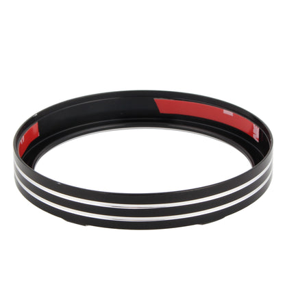 Motorcycle Speedometer Trim Bezel Trim Ring Aluminum For Harley Sportster 883 1200 Dyna Street Bob Low Rider Black/Chrome