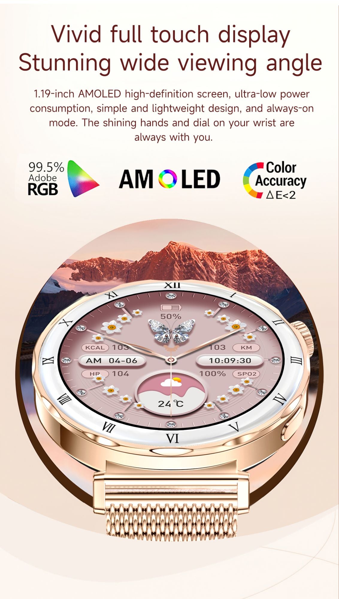 LIGE New Ultra Thin Smart Watch Women Screen Always Display Time Diamond Luxury Bracelet Voice Calling AMOLED Smartwatch Ladies