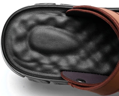 Hot Sale Men Sandals Casual Shoes Outdoor Walking Sandals for Men Beach Shoes Men Slippers Open Toe Flat Two Passes