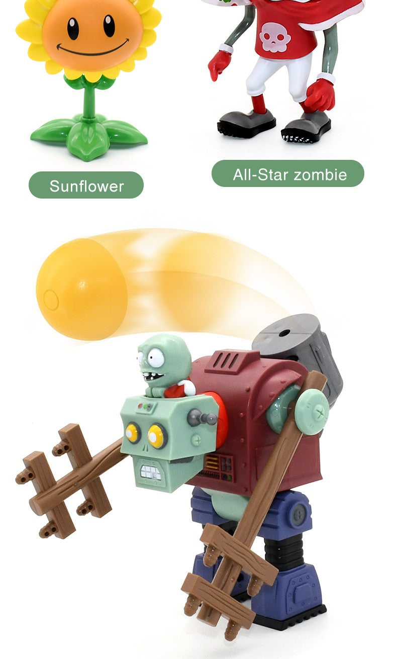 PLANTS VS ZOMBIES 2 Toys Full Set New Role Pea Shoote Alliance Bullet Ejection Attack Walking Dead Children's Gifts Delivery Bag