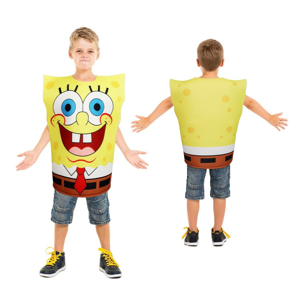 Cartoon SquarePants Cosplay Costume Sponge Patrickstar Jumpsuit for Women Girls Men Boys Halloween Carnival Party Costumes