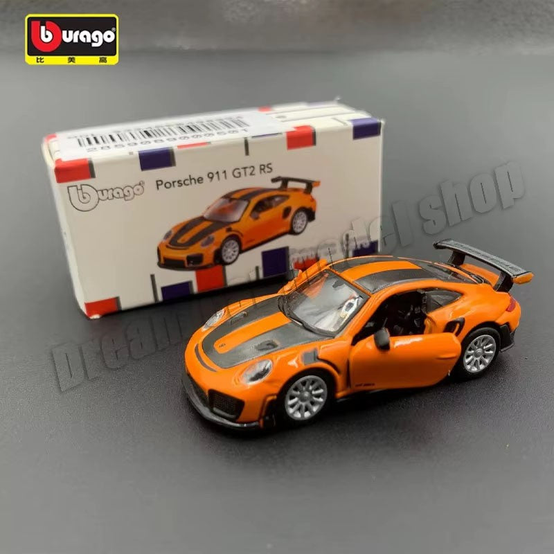 Burago 1:64 Ferrari Series SF90 488P Roma F430 F12 Liga de Carro Modelo Brinquedos Infantis Coleção de Presentes de Férias Modelo de Carro Atacado