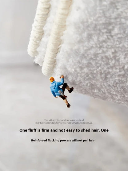 VIKAMA Billiards Black Eight Carpet Warmth Retention & Anti-Slip Bathroom Mat Bedroom Entrance & Bedside Rug Home Decor