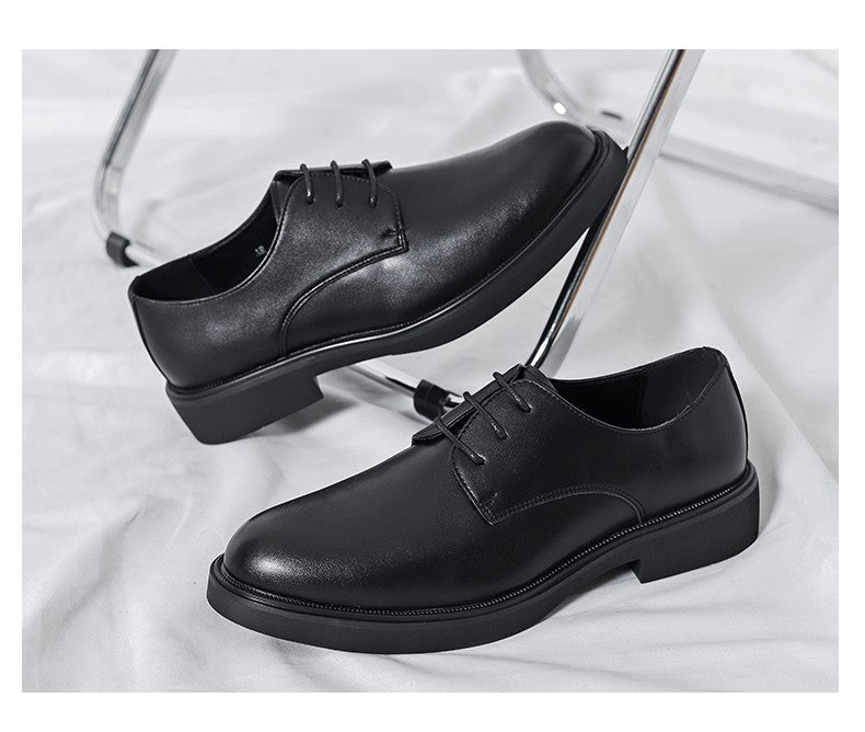 Classic Brogue Office Leather Shoes Men Casual Business Leather Shoes Korean Formal Oxford Men's Dress Shoes