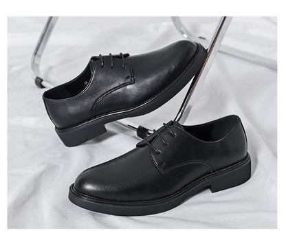 Classic Brogue Office Leather Shoes Men Casual Business Leather Shoes Korean Formal Oxford Men's Dress Shoes