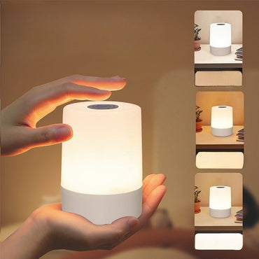Led Night Lights Bedside Dimmable Charging Desktop Night Lamps Bedroom Bedside Lighting Decoration Touch Reading Led Table Lamps
