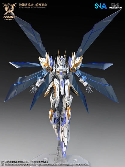 HG 1/144 SNAA SC-002 Titan Greatsword Tristan Kit de Montagem SC-009 Divine Invoker Percival The Round Table Knights Figure