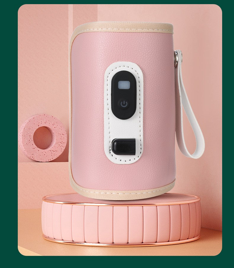 USB Baby Milk Bottle Thermal Bag Universal Digital Display Nursing Bottle Heater Portable Baby Milk Heat Keeper for Traveling