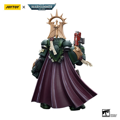 JOYTOY Warhammer 40k 1/18 Bonecos de Ação Anime 12cm Mestre Lazarus dos Dark Angels com Punho Potente