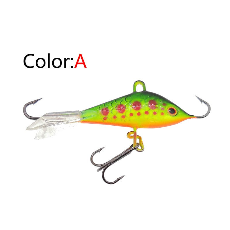 1PÇ Isca Artificial Jig Gelo de Inverno de Qualidade 5cm 7.5g Isca Falsa VIB Isca Artificial Leurre Balancer para Pesca de Carpa Lúcio Perca