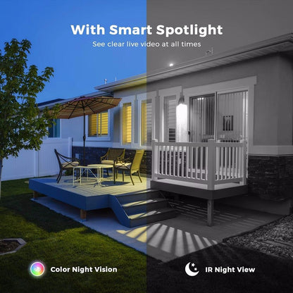 8MP 4K WiFi Camera Dual Lens Dual Screen Wireless Outdoor Surveillance Human Detect Security Protection Two Way Audio PTZ IP Cam