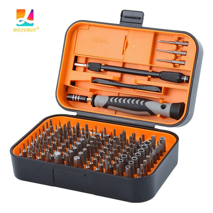 Chave de Precisão 25/115/135/140 em 1 Pontas Magnéticas de Mini Parafusos Porcas Kit de Ferramentas de Reparo Multifuncional DIY Doméstico Profissional