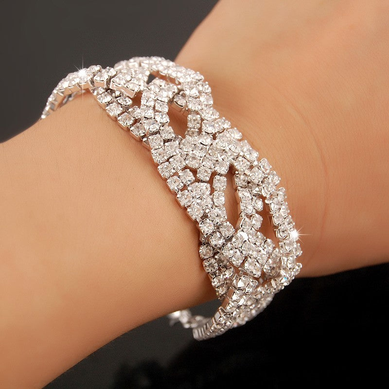 Novas Pulseiras de Berloques de Moda Prata 925 AAAAA Zircônia Cristal Feminino Pulseira Casamento Noivado Joias de Luxo