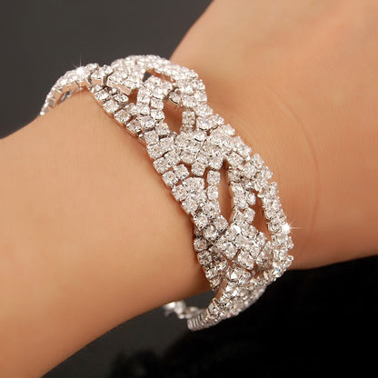 Novas Pulseiras de Berloques de Moda Prata 925 AAAAA Zircônia Cristal Feminino Pulseira Casamento Noivado Joias de Luxo