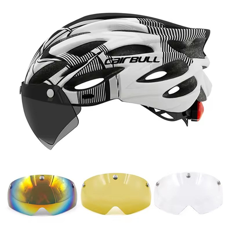 Cairbull Capacetes de Ciclismo MTB Mountain Road Capacete de Bicicleta de Corrida Leve Respirável Led Segurança Capacete de Bicicleta 54-62cm Casco