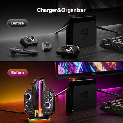 NYXI Hyperion 3 Wireless JoyPad for Switch 2 + Carrying Case + 4-in-1 RGB Charger